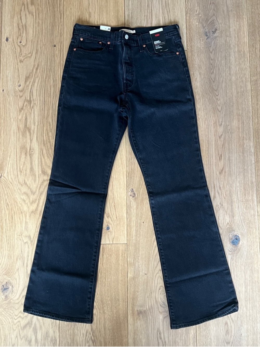 Levi's Women’s Wedgie Bootcut Black Jeans 31 x 34
